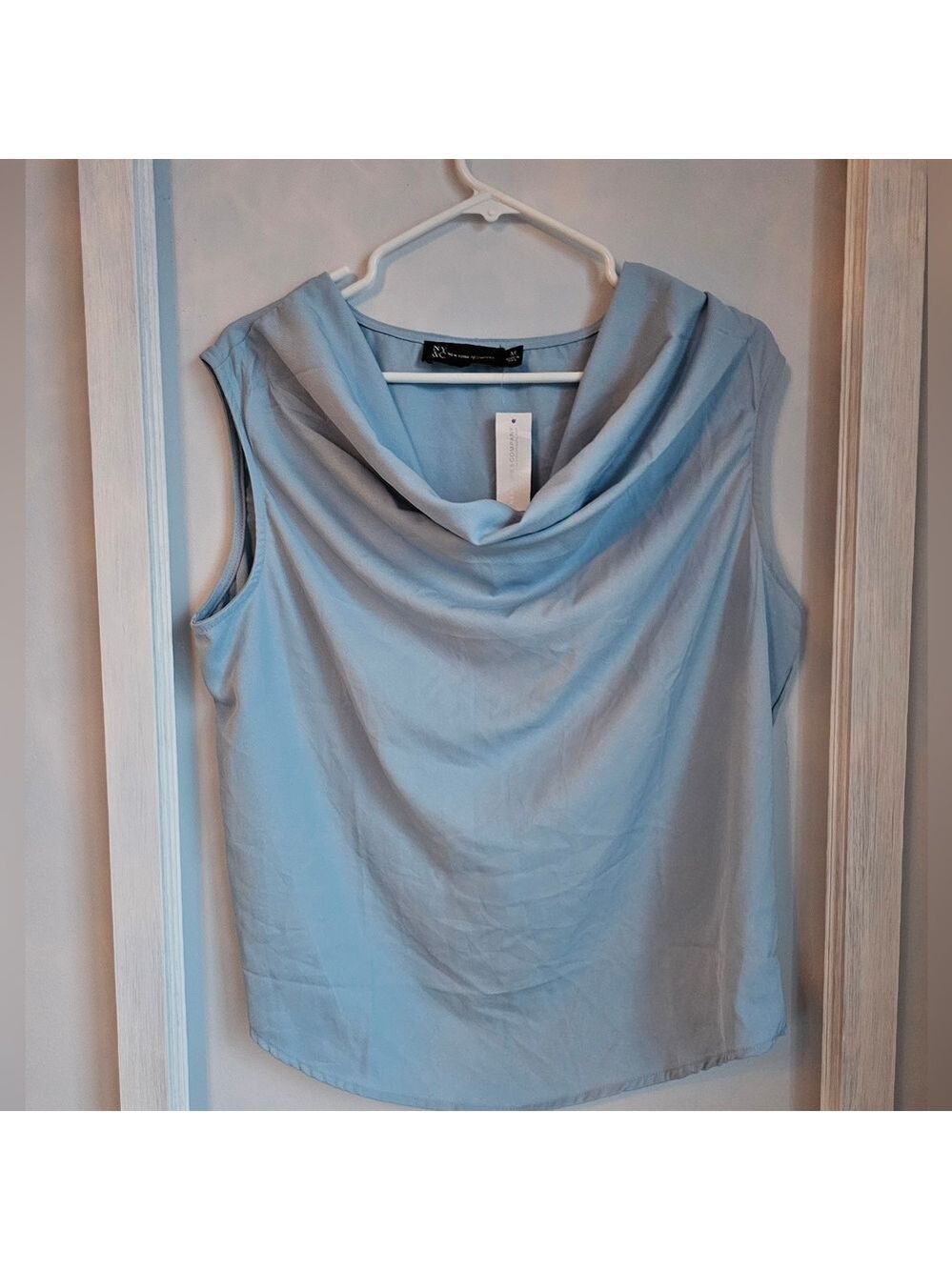 NY&C Light Blue Sleeveless Top